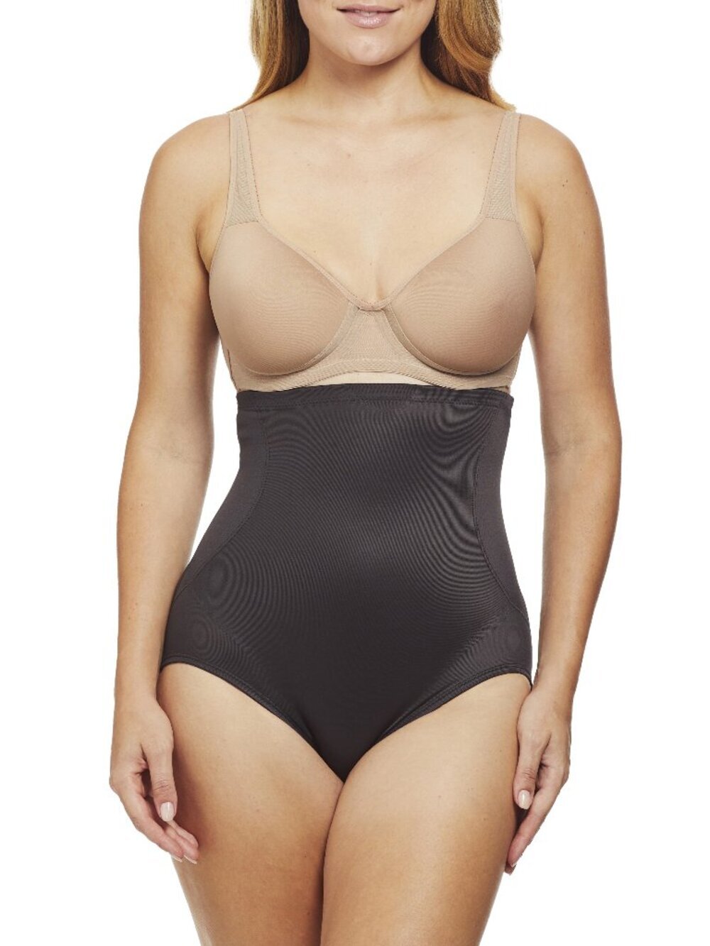Cupid Intimates Shape Away® High-Waist Shaping Brief - Black